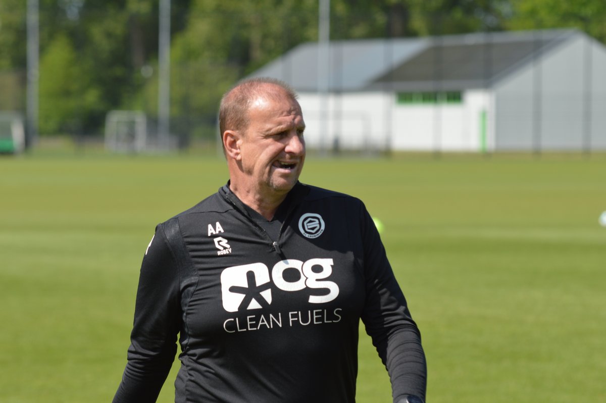 In gesprek met Alfons Arts en fotoalbum training vandaag