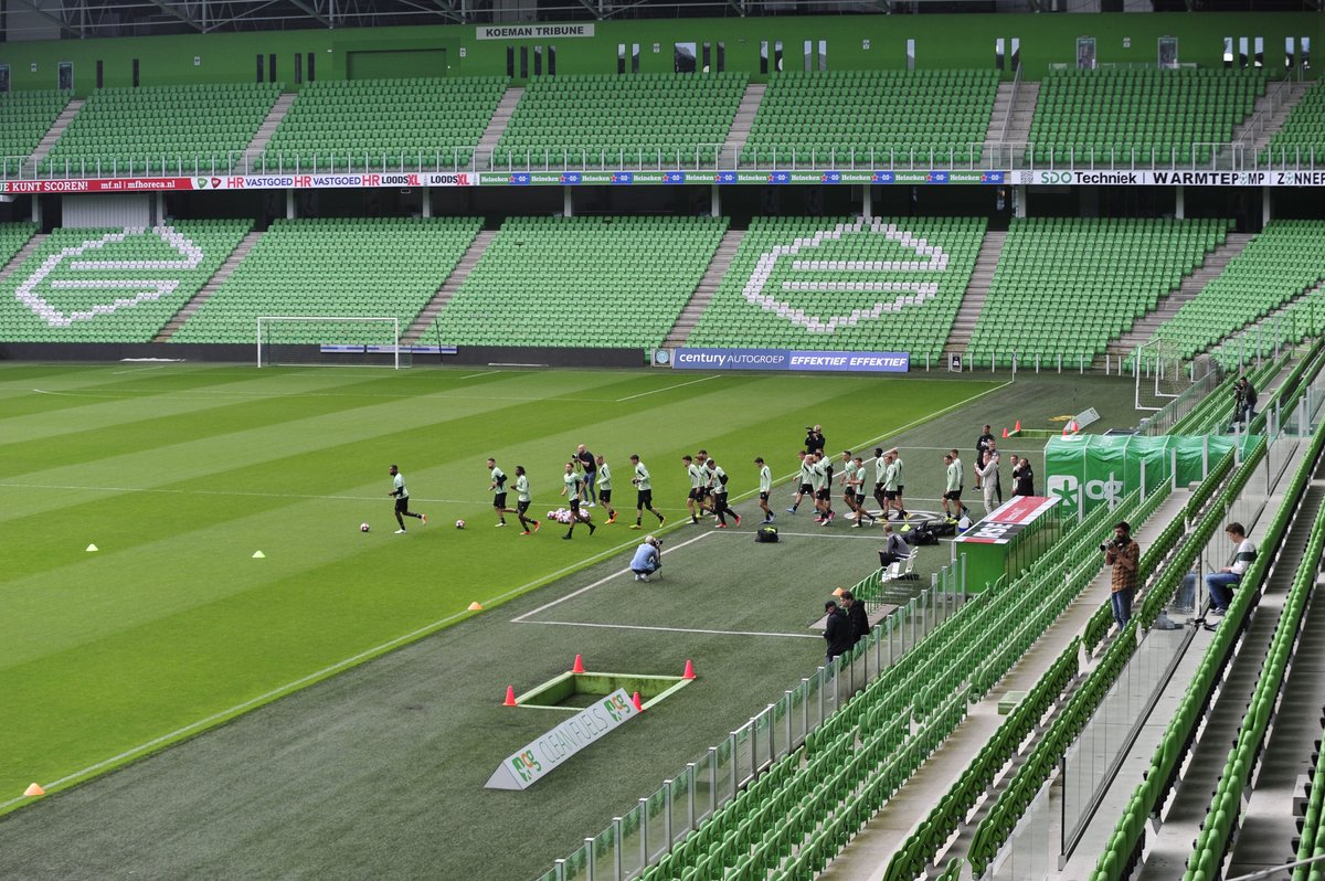 Foto's en filmpjes laatste training FC Groningen voor de kraker tegen Roda JC