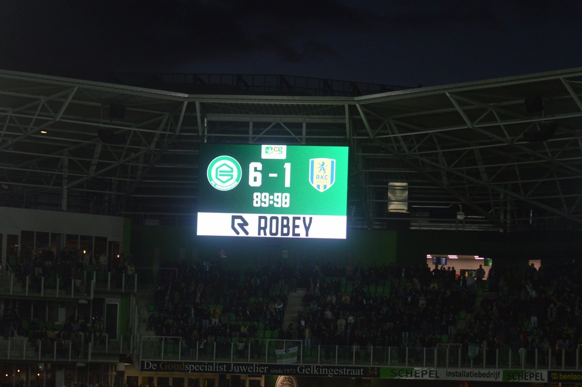 Monsterscore van FC Groningen op RKC Waalwijk met foto's en video