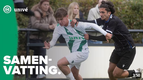 Samenvatting FC Groningen o19 - Sparta Rotterdam o19
