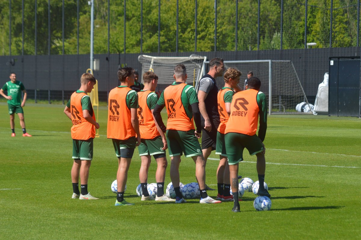 Foto's training FC Groningen hedenmorgen