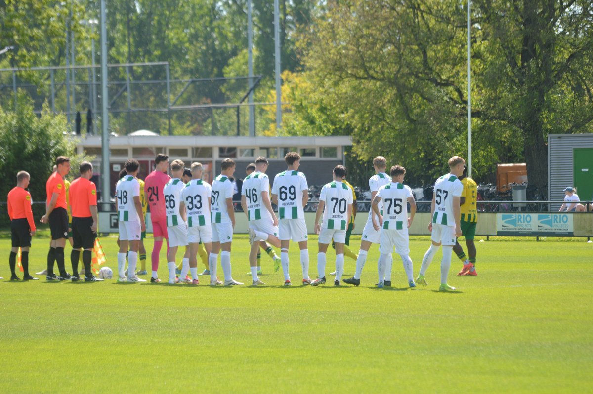 FC Groningen o21 en ADO Den Haag o21 houden elkaar in evenwicht