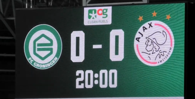 Video van Frederik Kor van FC Groningen - Ajax