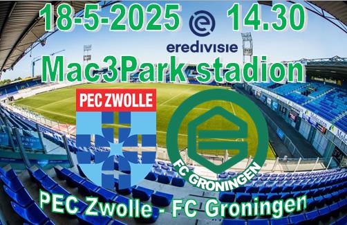Nederlaag in laatste wedstrijd van seizoen 2024/2025 voor FC Groningen