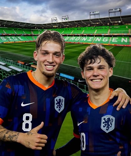 Jong Oranje in Euroborg