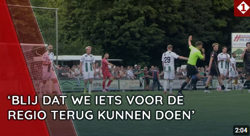 FC Groningen maakt hoofdsponsor trots door te spelen op het gras van Musselkanaal 