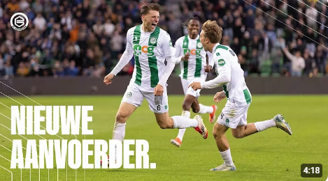 STIJE RESINK: De nieuwe aanvoerder van FC Groningen
