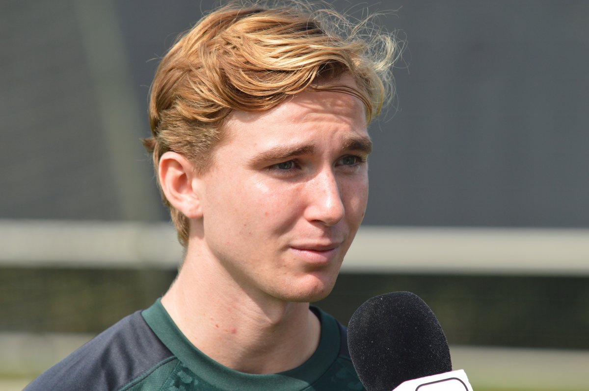 In gesprek met Dick Lukkien en foto's training vandaag