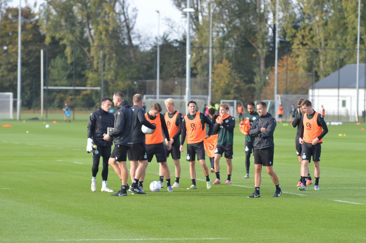 Foto's en video's training FC Groningen