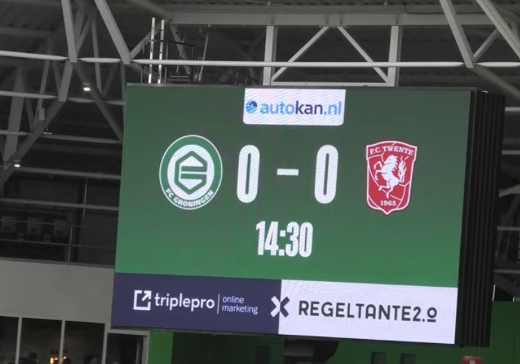 Film van Frederik Kor van FC Groningen - FC Twente