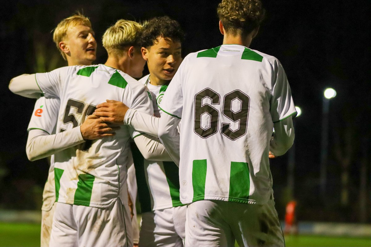 FC Groningen o21 wint van PEC Zwolle en ligt op kampioenskoers