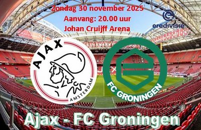 Ajax - FC Groningen GESTAAKT