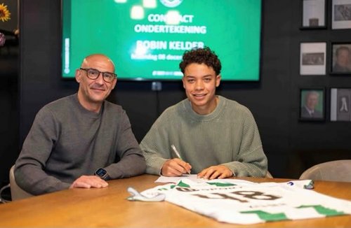 Eerste contract voor Robin Kelder