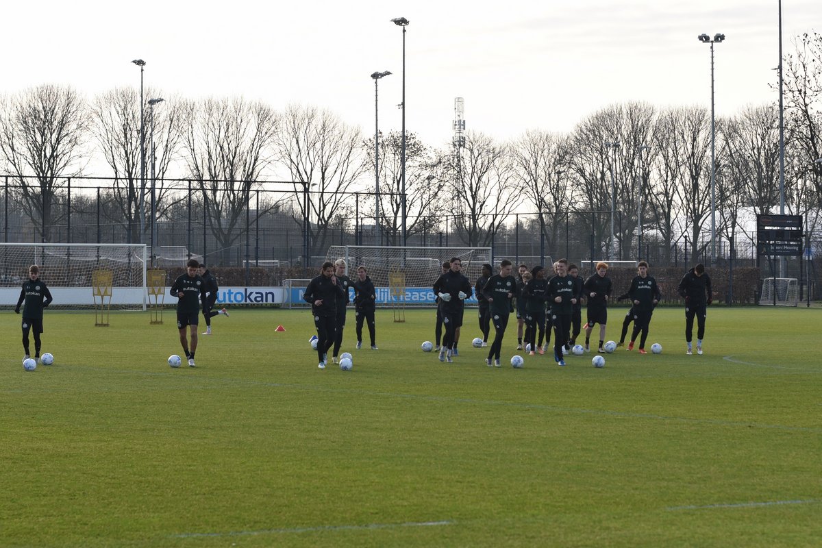 In gesprek met Dick Lukkien en foto's training hedenmorgen