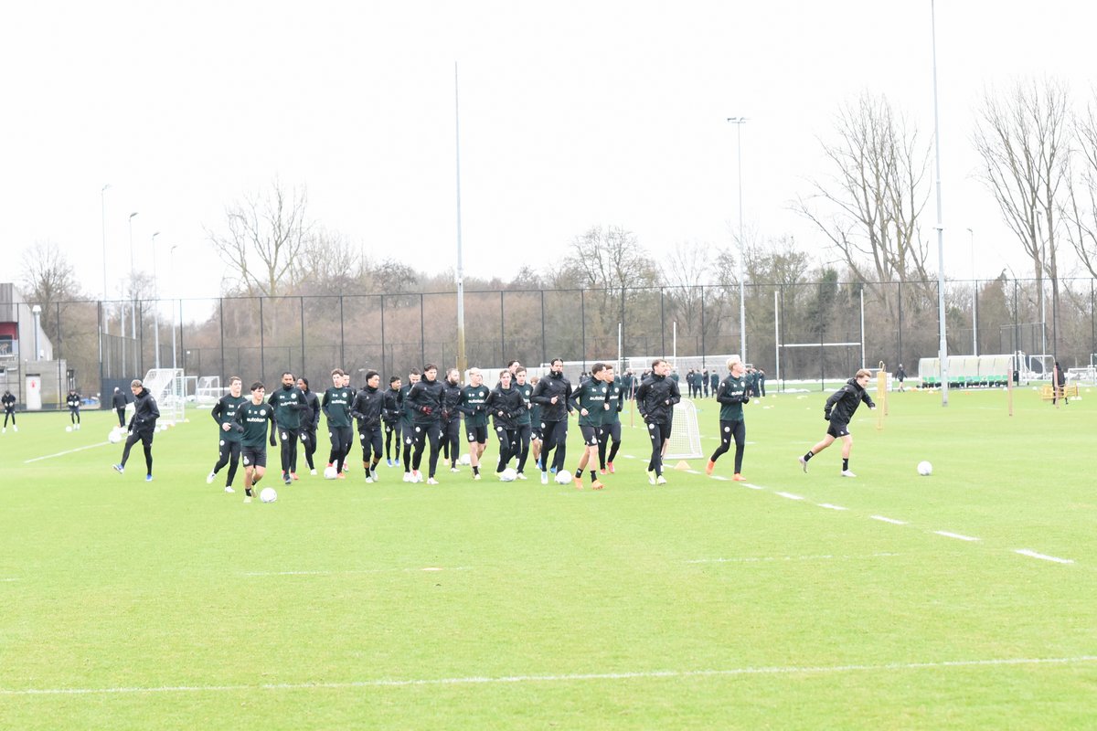 Foto's training FC Groningen vanmorgen