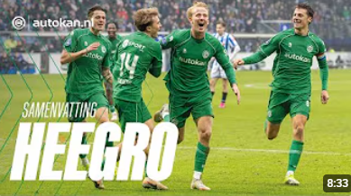 Samenvatting SC Heerenveen - FC Groningen