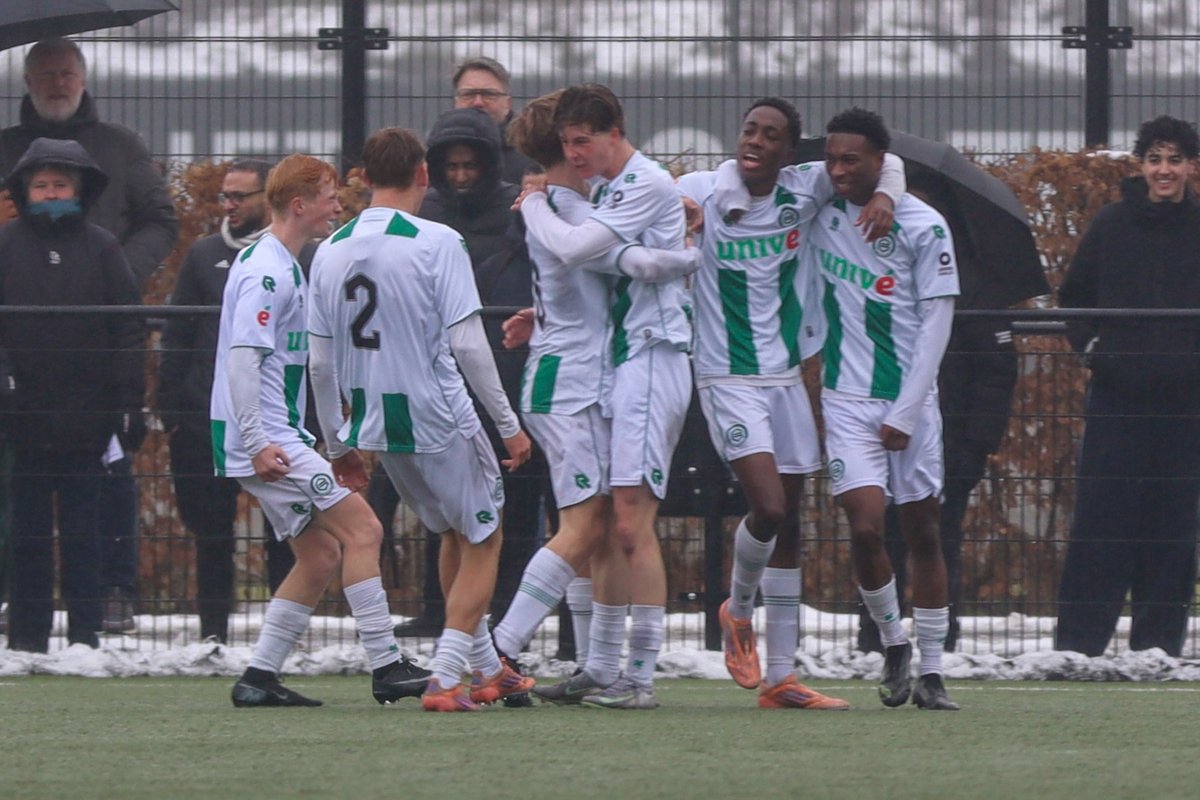 FC Groningen o19 weert zich kranig tegen Ajax o19
