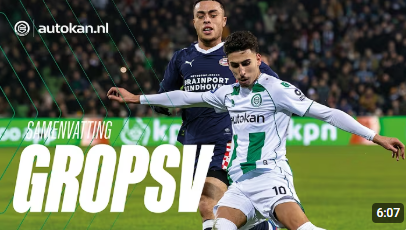 Samenvatting FC Groningen - PSV