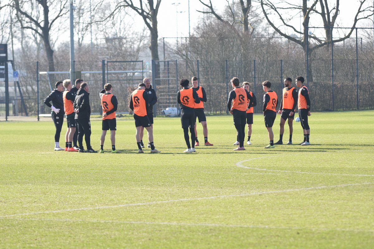 Foto's training FC Groningen hedenmorgen