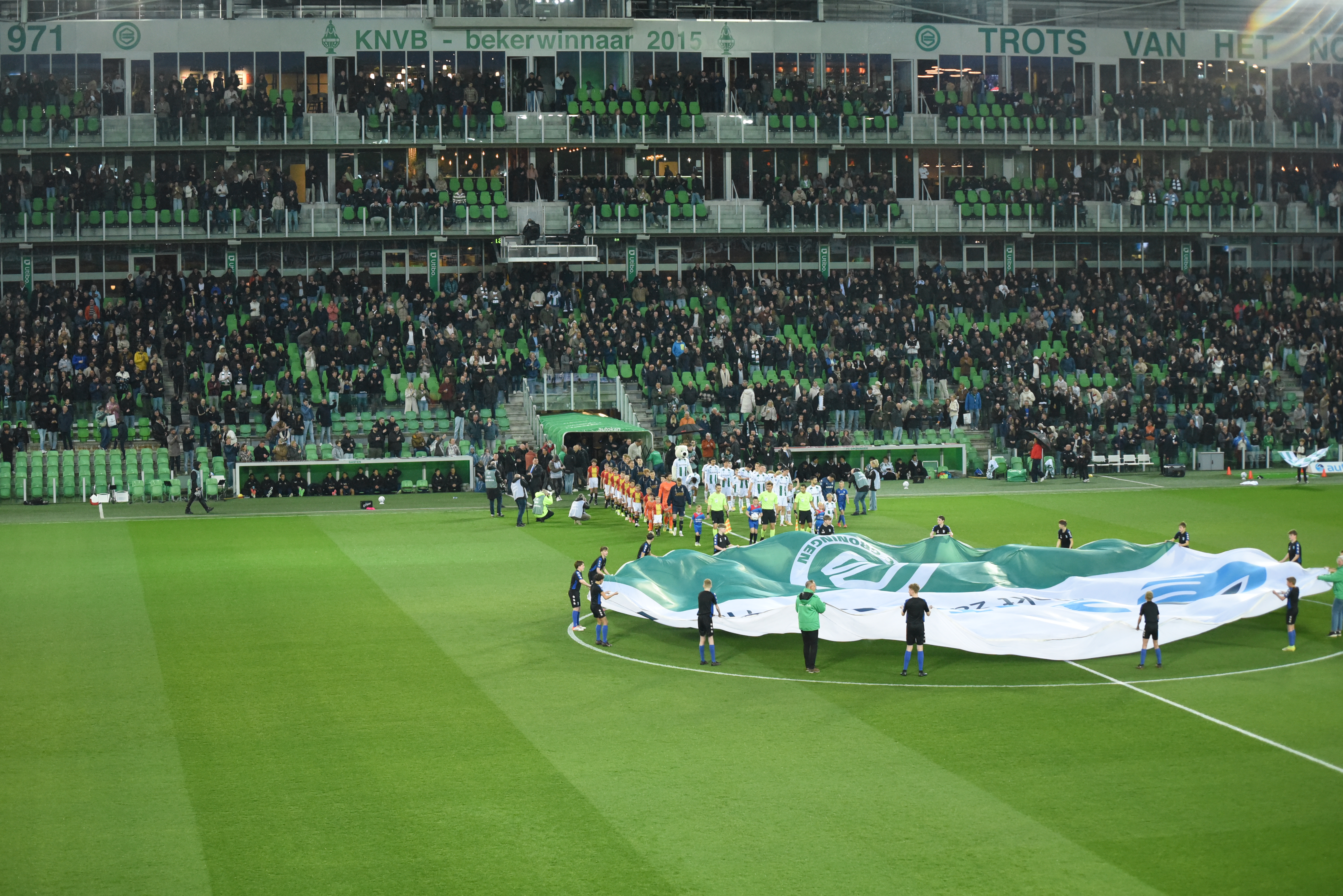 FC Groningen en GA Eagles houden elkaar in evenwicht