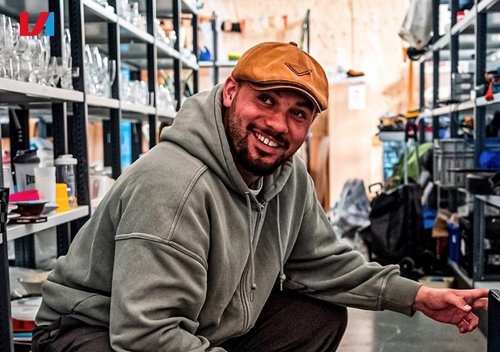 Keziah Veendorp, van voetballer naar kringloopwinkel eigenaar