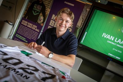 Ivan Laarman tekent contract bij FC Groningen