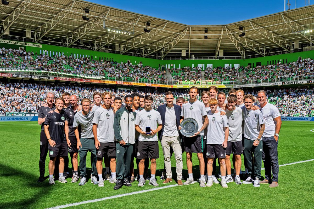 FC Groningen o21 krijgt juniorensportpenning