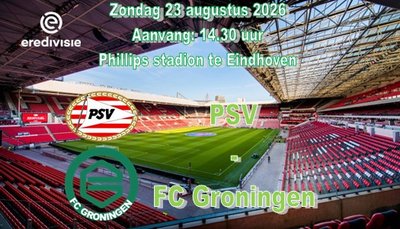 FC Groningen krijgt na een goede eerste helft toch een pak slaag in Eindhoven 