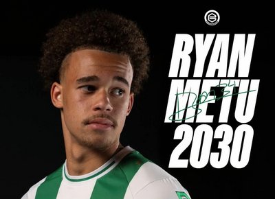 Ryan Metu nog een jaar extra onder contract bij FC Groningen