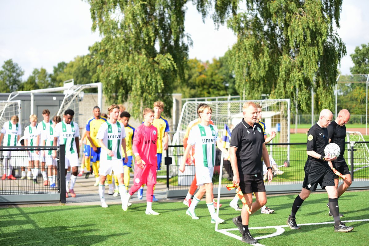Ruime overwinning FC Groningen o19 in Leeuwarden