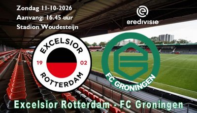 Ruime en dik verdiende winst FC Groningen op Excelsior 