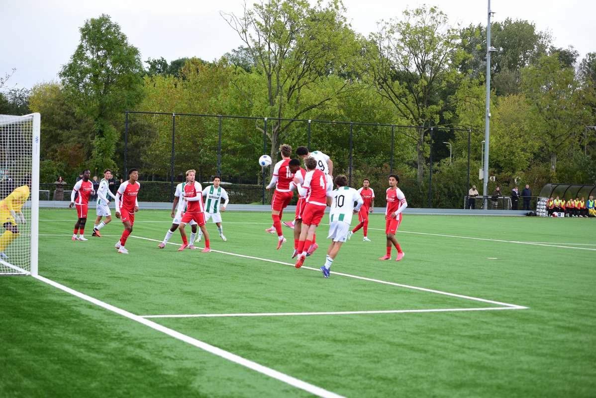 FC Groningen o19 door strafschoppen uit bekertoernooi