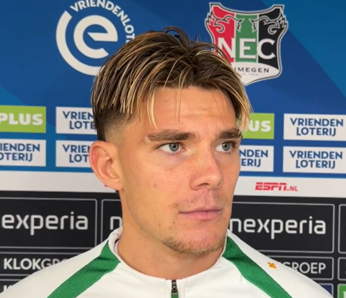 Interviews na NEC Nijmegen - FC Groningen
