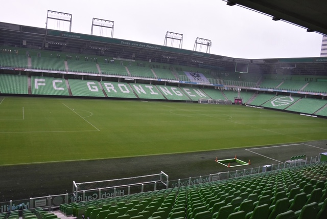 FC Groningen-trainer Dick Lukkien: ’De steeds vroeg uitverkochte Euroborg is een groot compliment aan deze groep’